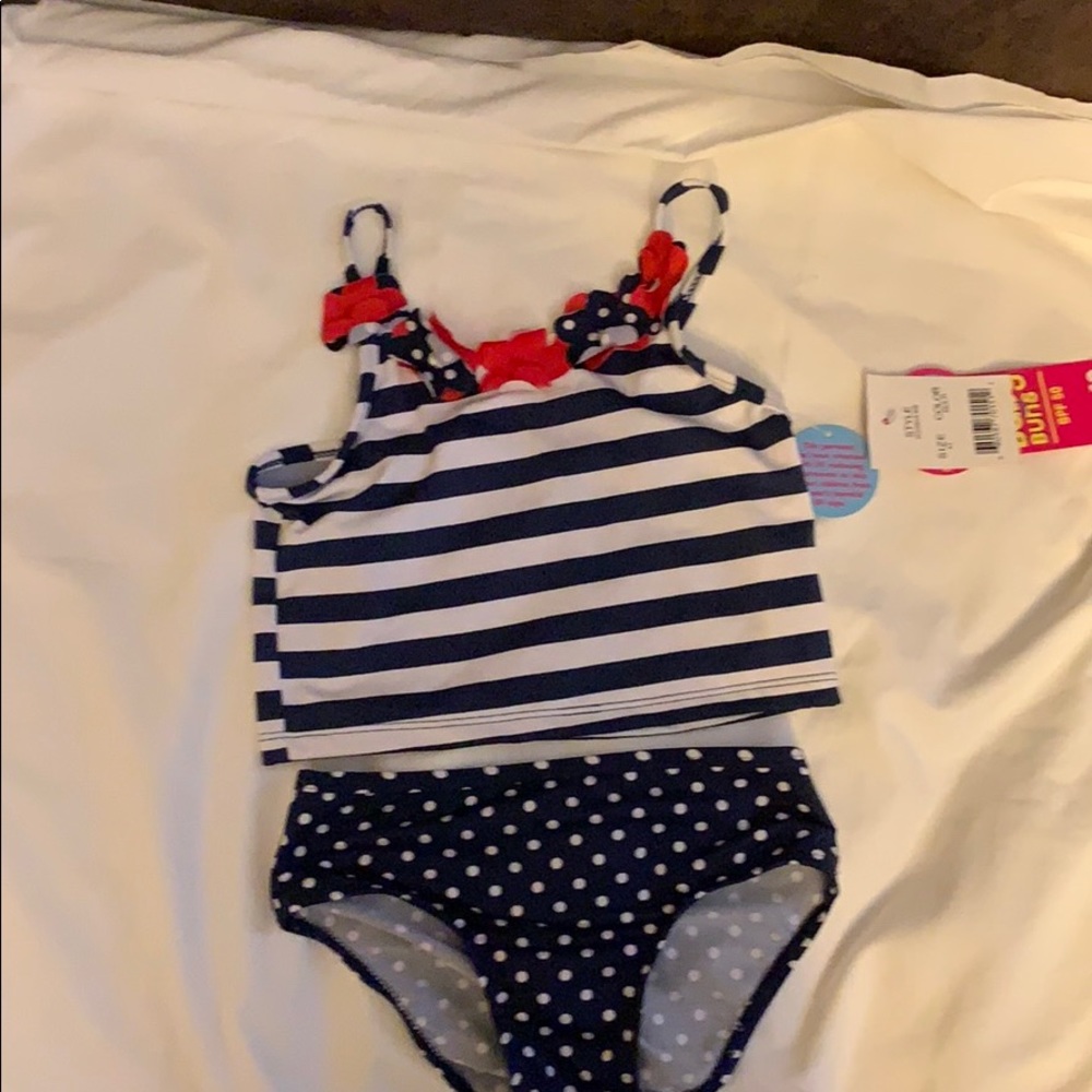 Girls 4T 2 piece swim suit
